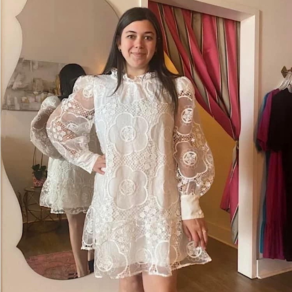 Karlie dress size Large. Worn once, good like new. Perfect for a bride to be!